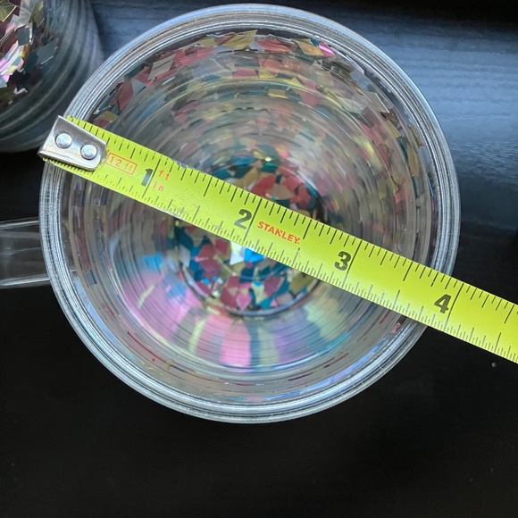 Vintage Tervis Tumbler RARE Glitter Confetti Set of 2 Double Wall Insulated Mugs - Picture 9 of 10
